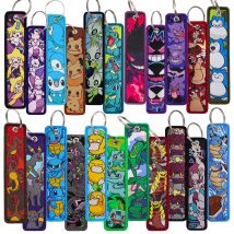 Portachiavi Anime giapponesi Elf Monsters per auto Zaino Portachiavi Portachiavi Ricami Portachiavi Jet Tag Accessori Regali 1 pz