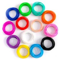 20PCS Neon Fluoreszierende Leuchtende Silikon Armbänder Armband Candy Gummy Haarband Unisex armreifen Glow Gummi Armband Großhandel