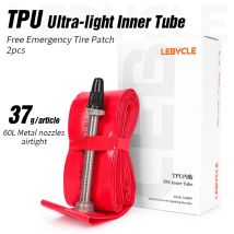 Lebycle ultraleichtes Fahrrad TPU Schlauch 700c x 23 28 Rennrad TPU Schlauch 60mm Französisch Ventil Fahrrad TPU Schläuche