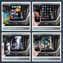 Hualingan 128G for Volvo Wireless CarPlay 2025 XC90/XC60/XC40/S90/S60/V90/V60 CarPlay AI box Android 14 Android Auto adapter BT