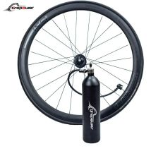 1,3 L MTB Rennrad Tubeless Reifen Inflator Reifen Luft Booster Luft flasche Mit Ventil Gas Zylinder