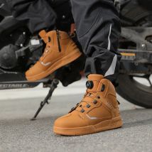 Rindsleder Motorrad Echtes Leder Reiter Schuhe Männer Anti-Slip Atmungsaktive Motos Schutz Stiefel Outdoor Wandern Radfahren Schuh Geschenk