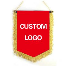 xvggdg   Custom Flag Banner    Custom Logo Square Football Team   Customized Exchange Flag Pennant Hanging Honor