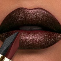1PC Glitter Impermeabile Rossetto bicolore Opaco antiaderente Perlescente Diamante Lip Tint Rosso Nero Marrone Labbra Trucco per le donne Cosm