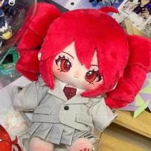 UTAU Kasane Teto 20CM Cotton Doll Kawaii Vtuber Attribute Plush Dress-up Puppet Figure for Children Kids Birthday Christmas Gift