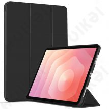 Etui do Samsung Galaxy Tab S11 S10 FE S9 Plus Ultra Slim Przezroczyste Plecki Trójdzielna Podstawka Tablet Pióro Ładowanie Automatyczne Wyłączanie/Włączanie Ekranu