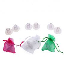 30 par/lote protectores de talón en polvo plateado, cubiertas de tacón de aguja, tapones de talón antideslizantes de silicona, tacón alto para recuerdo de fiesta de boda