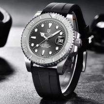 PAGANI DESIGN Top Marke Herrenuhr Klassische Luxus 40mm Mechanische Armbanduhr Keramik Lünette Wasserdichte Automatikuhren für Männer