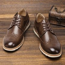 Brogue scarpe Casual da uomo moda scarpe comode 2023 scarpe da uomo di marca