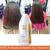 PURC-Tratamiento de queratina brasileña para alisar el cabello, tratamiento de cabello rizado profundo, productos para el cuidado del cabello puro, venta al por mayor
