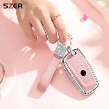 Luxus Metall Leder Auto Schlüssel Fall Abdeckung Für BMW F10 F20 F30 F34 F11 F15 F16 1 3 5 7 Serie X1 X3 X5 X6 F25 F31 M3 M4 Zubehör