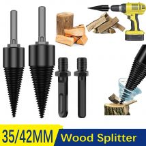 Holz Bohrer Brennholz Splitter Bohrer Runde/Hex/Quadratischen Schaft Holz Kegel Reibahle Punch Fahrer Schritt Bohrer holzbearbeitung Werkzeug