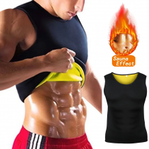 Männer Training T-shirts Sauna Effekt Sport Weste Übung Tops Fitness Kleidung Abnehmen Gewicht Verlust Sportswear Workout Activewear