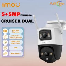 IMOU Cruiser Dual 10MP IP66 Risoluzione a due obiettivi Connessione Wi-Fi Visione notturna a colori intelligente Monitoraggio intelligente Conversazione bidirezionale per Camer
