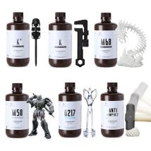 Resione 1KG Anti-lmpact ABS Come Resina per stampante 3D resistente Resina fotopolimerica per stampante 3D Elegoo Anycubic Resina liquida