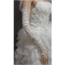 Braut Hochzeit Handschuhe Party Kleid Spitze lange Handschuhe