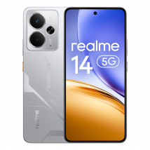 Teléfono Inteligente realme 14 5G, Snapdragon®Chipset 6 Gen 4, batería de 6000mAh, 45W, carga 120Hz, Pantalla AMOLED, IP69, NFC