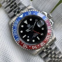 NH34 GMT Orologio automatico 41MM STEELDIVE SD1993 Lunetta in ceramica 300M Impermeabile Super luminoso Quadrante nero Orologi subacquei da uomo