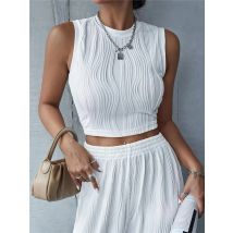 Lässige ärmellose Rippens trick Tank Top Frauen Sommer y2k High Street Style koreanische Mode Mock Neck Slim Fit Crop Top Streetwear