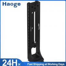Haoge 200mm Dual Verzahnt Nodal Rutsche Vertikale Schiene mit 90 Grad Schnelle Release Schwalbenschwanz Kompatibel mit Arca-Swiss SUNWAYFOTO