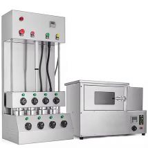 110v 220v Commercial Ice Cream Pizza Cone Making Machine Pizza Baking Oven Rotating Ovens Pizza Cone Showcase