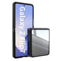 Nowe, przezroczyste etui ochronne na telefon Samsung Galaxy Z Flip 7 FE 6 5 Z Flip7 Flip6 flip5 5G, wykonane z TPU+PC, smukłe, wytrzymałe, odporne na wstrząsy.
