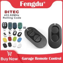 433-MHz-Fernbedienung Ditec Entrematic ZEN 2/ZEN 4 ZEN2W ZEN4W Gol4 BIXLG4 BIXLP2 BIXLS2 433 MHz Tor-Garagentor-Fernbedienung