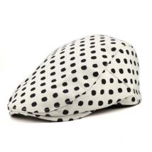 Frühlingsmode Gepunktete Leoparden-Newsboy-Kappe Damen Baumwolle Boina Mujer 2026 Baskenmütze Damenhut Frankreich Vintage Peaky Blinders Flache Hüte