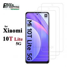 Proteggi schermo per Xiaomi MI 10T Lite 5G Vetro temperato HD Crystal Custodia in alluminio alto 9H