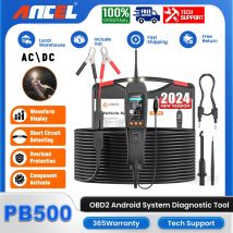 ANCEL PB500 Kit circuito sonda di potenza automobilistica Strumenti diagnostici Tester scanner per sistema batteria per auto elettrico integrato 12V/24V