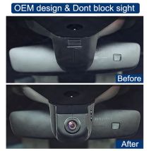 Mrec Dash Cam 4K Wifi Front Rear Dual Camera for Seat Arona Excellence Xcellence FR 2017 2018 2019 2020 2021 2022 2023 2024 2025