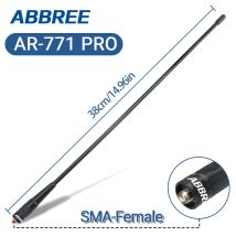 ABBREE AR-771 PRO SMA-Female Dual Band High Gain Antenna For Baofeng UV-5R UV-21 PRO Quansheng UV K5 (8) Walkie Talkie Radio