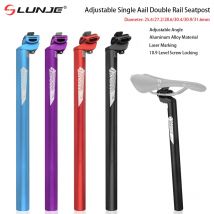 Sztyca rowerowa MTB 25,4 27,2 28,6 30,9 31,6 * 400 mm Rura podsiodłowa roweru ze stopu aluminium Pojedynczy gwóźdź Podwójna szyna Części do kolarstwa górskiego