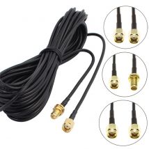 RG174 Kabel SMA męski do SMA męski żeński RPSMA Przedłużacz złącza grodziowego PRZEWÓD RF Zworka