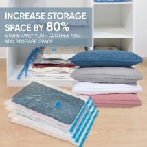 Sacchetto sottovuoto per abbigliamento, trapunta, coperte, biancheria da letto, organizer per l'imballaggio domestico, non include la pompa