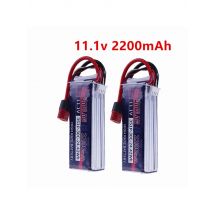 3s 11.1v 2200mAh 30C Lipo Battery with T Connector Softcase Lipo Battery for RC Car Truck Airplane FPV UAV Drone