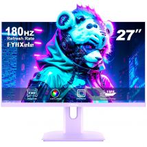FYHXele Monitor da gioco IPS da 27 pollici 180 Hz Velocità di risposta rapida 1Ms 1920 * 1080 HDMI DP Supporto per PC ultra ampio Supporto da parete Vesa