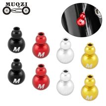 MUQZI 4 pezzi Tappi terminali per cavi bici Cavo cambio freno Estremità in lega Crimps MTB Shifter Tappo terminale per cavi Accessori di protezione per biciclette