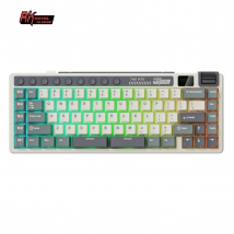 RK ROYAL KLUDGE M70 Tasti personalizzazione Guarnizione tastiera da gioco Display batteria Tri-mode PBT Keycap Tastiera meccanica wireless