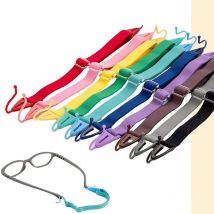 1 Stück Brille Seil Anti-Rutsch-Brille Kette verstellbar abnehmbare elastische Kordel halter Sport Lanyard Brille Zubehör