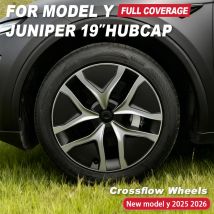 4PCS HubCap for New Tesla Model Y Juniper 2025 19 Inch Performance Wheel Cap Replacement Automobile Full Rim Cover Accessories