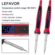 100 W/120 W LCD Digital Lötkolben Set Kit Schweißen Reparatur Werkzeug Kalibrierung Temperatur Einstellbar 180-520-600C