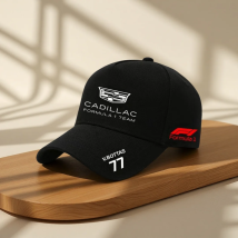 Cadillac F1 Team Formula Racing Duck Tongue Hat, Fan Hat, Outdoor Sports Sunscreen Baseball Hat