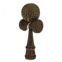Full Crackle Paint Kendama Japanese Traditional Toy Kids Wooden Skill Ball Games Japanese Wooden Cup Ball String Stick Games