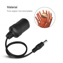 Spina femmina DC 5.5x2.1mm per accendisigari per auto presa femmina cavo di alimentazione