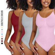 Body modellante levigante per donna Faja Full Body Shaper Perizoma morbido modellante per il corpo Scolpire la biancheria intima dimagrante del seno