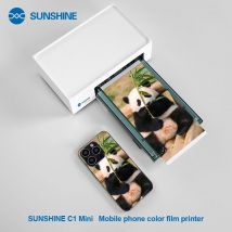 SUNSHINE C1 Mini-Drucker, verbunden mit SS-890c/mini/pro/pro max 870C Y22 Filmschneider, maßgeschneiderte Farbfilm-Rückseite für Mobiltelefone