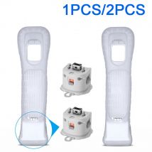1 Set/2 Set Per Nintendo Wii Motion Plus Adattatore Sensore + Custodia In Silicone per Nintendo Wii Controller Remoto Motion Enhancer Giochi