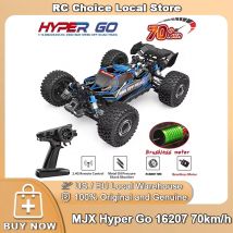 MJX Hyper Go 16207 70 km/h 1/16 4WD Auto da corsa Brushless Ad alta velocità Drift Cars 2.4G Auto telecomandate Camion fuoristrada Giocattoli