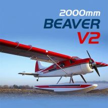 FMSRC RC Airplane 2000mm 2.0m Beaver Water Sea Giant Plane Model Hobby Aircraft Avion PNP with Flaps EPO